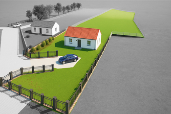 Vizualizace možné zástavby - Prodej pozemku 6717 m², Kouřim