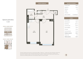 Prodej bytu 2+kk v osobním vlastnictví 47 m², Praha 4 - Chodov