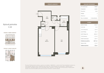 Prodej bytu 2+kk v osobním vlastnictví 47 m², Praha 4 - Chodov