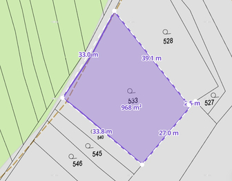 Prodej pozemku 968 m², Bukovina