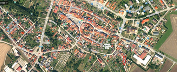 lokace garáže ve městě - Prodej garáže 22 m², Slavonice