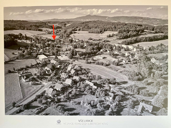 Krásná obec - Prodej pozemku 2400 m², Všelibice 