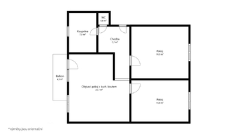 Prodej bytu 3+kk, 88 m² v klidné lokalitě – ulice Sychrov, Valašské Klobouky - Prodej bytu 3+kk v osobním vlastnictví 88 m², Valašské Klobouky