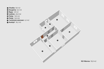 Prodej domu 94 m², Pálovice