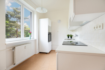 Kuchyň s novou linkou z IKEA - Prodej bytu 2+1 v osobním vlastnictví 55 m², Praha 4 - Záběhlice