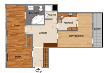 Prodej bytu 3+1 v osobním vlastnictví 97 m², Praha 9 - Kyje