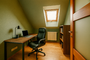 Pracovna - návrh - Prodej domu 206 m², Chýnice
