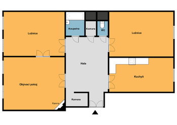 Pronájem bytu 3+1 v osobním vlastnictví 120 m², Praha 5 - Smíchov