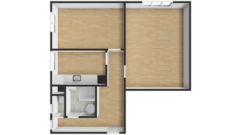 Prodej bytu 2+1 v osobním vlastnictví 61 m², Chomutov