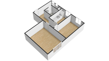 Prodej bytu 2+1 v osobním vlastnictví 61 m², Chomutov