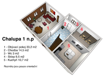 Prodej chaty / chalupy 133 m², Křižany
