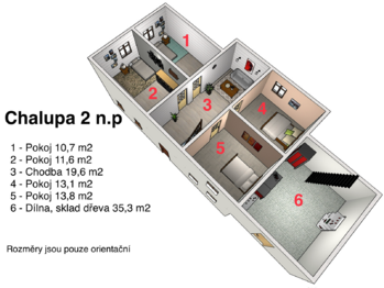 Prodej chaty / chalupy 133 m², Křižany
