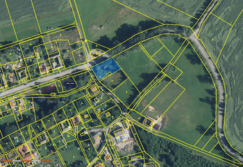 Prodej pozemku 1492 m², Gruna