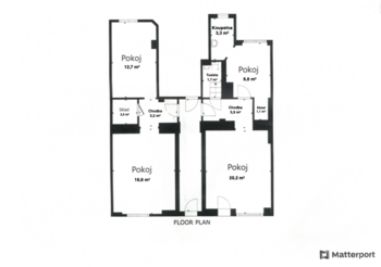 Půdorys - Prodej obchodních prostor 77 m², Ústí nad Labem