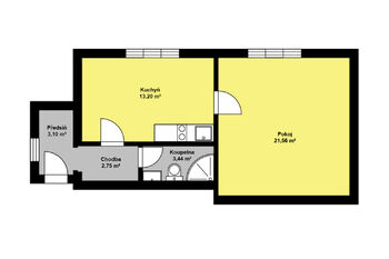 Pronájem bytu 1+1 v osobním vlastnictví 44 m², Poděbrady