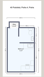 Prodej malého objektu 14 m², Praha 4 - Podolí