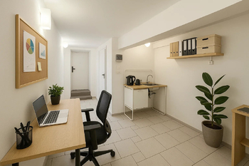 Vizualizace - Prodej malého objektu 14 m², Praha 4 - Podolí