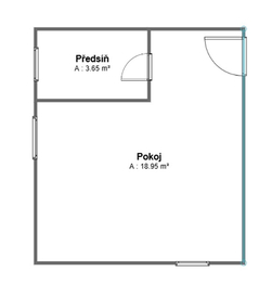 Pronájem bytu 1+kk v osobním vlastnictví 27 m², Velké Přílepy