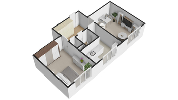 Prodej bytu 2+1 v osobním vlastnictví 55 m², Louny