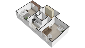 Prodej bytu 2+1 v osobním vlastnictví 55 m², Louny