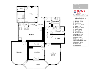 Prodej bytu 6 a více v osobním vlastnictví 159 m², Karlovy Vary