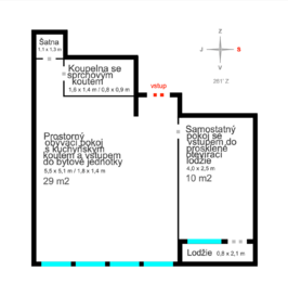 Prodej bytu 2+kk v osobním vlastnictví 45 m², Meziboří