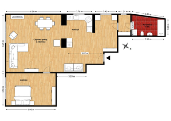Prodej bytu 2+kk v osobním vlastnictví 93 m², Praha 7 - Bubeneč
