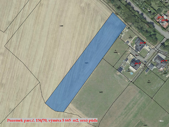 Prodej pozemku 18159 m², Krupá