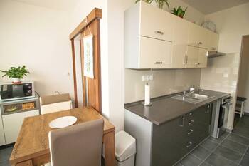 kuchyně - Pronájem bytu 2+1 v osobním vlastnictví 41 m², České Budějovice