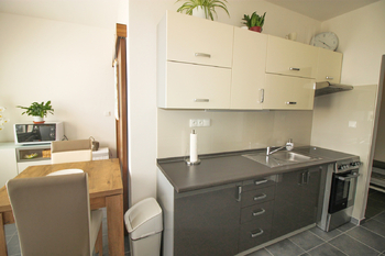 kuchyně - Pronájem bytu 2+1 v osobním vlastnictví 41 m², České Budějovice