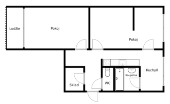Prodej bytu 2+1 v osobním vlastnictví 63 m², Jílové