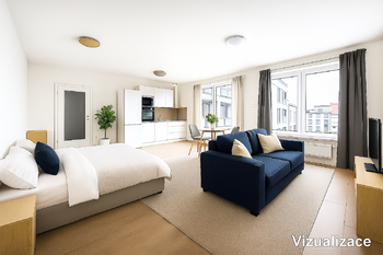 Pronájem bytu 1+kk v osobním vlastnictví 55 m², České Budějovice