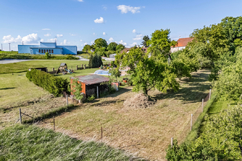 Pohled z dronu. - Prodej pozemku 924 m², Pleše