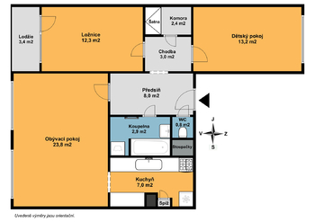 Prodej bytu 3+kk v družstevním vlastnictví 81 m², Praha 10 - Záběhlice