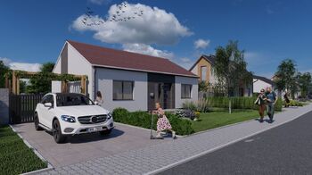 Rodinný dům na klíč, Okarec - Prodej pozemku 974 m², Okarec