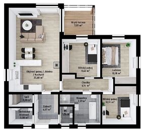 Stavební pozemek, Okarec - Prodej pozemku 974 m², Okarec