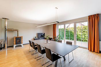 Obývací pokoj / jídelna - Prodej domu 268 m², Praha 6 - Přední Kopanina