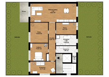 Prodej bytu 5+kk v osobním vlastnictví 172 m², Praha 4 - Braník