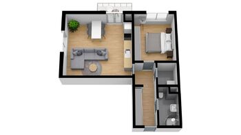 Pronájem bytu 2+kk v osobním vlastnictví 51 m², Plzeň
