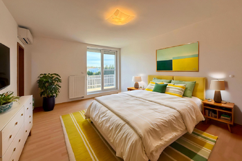 vizualizace - ložnice - Pronájem domu 336 m², Praha 6 - Nebušice