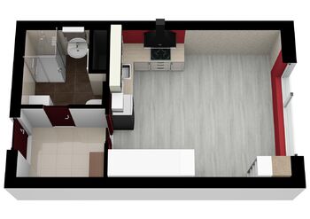 Pronájem bytu 1+kk v osobním vlastnictví 30 m², Plzeň