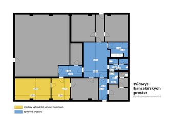 Pronájem kancelářských prostor 37 m², Praha 9 - Horní Počernice