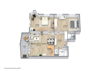 Prodej bytu 3+kk v osobním vlastnictví 108 m², Karlovy Vary