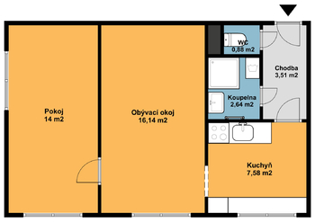 Prodej bytu 2+1 v osobním vlastnictví 48 m², Milovice