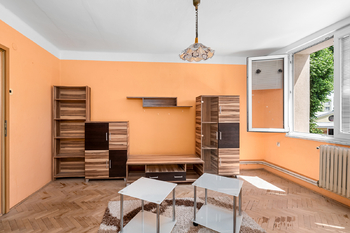 obývací pokoj - Prodej bytu 3+1 v osobním vlastnictví 76 m², Nové Hrady