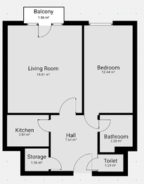 Prodej bytu 2+kk v osobním vlastnictví 3082 m², Praha 4 - Krč
