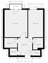 Prodej bytu 2+kk v osobním vlastnictví 3082 m², Praha 4 - Krč