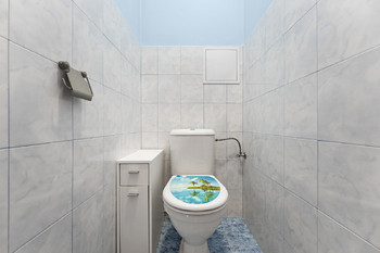 Toaleta - Prodej bytu 3+1 v osobním vlastnictví 77 m², Holice