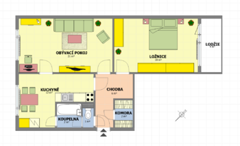Prodej bytu 2+1 v osobním vlastnictví 66 m², Jablonec nad Nisou