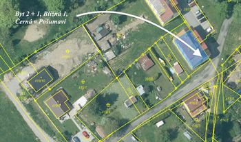 Prodej bytu 2+1 v osobním vlastnictví 52 m², Černá v Pošumaví
